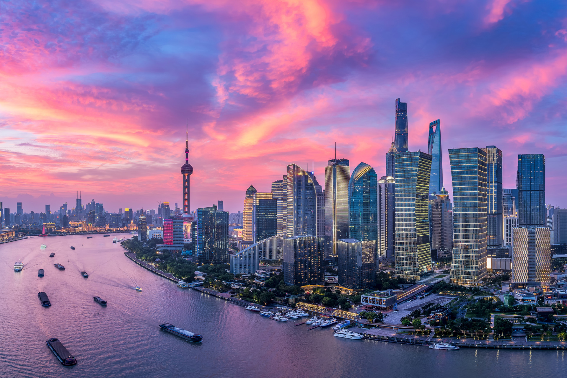 China Shanghai Modern Shanghai pudong skyline iStock 2162057223 web