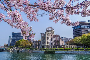 Hiroshima Japan spring cherry blossoms AdobeStock 200739320 web