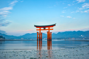 Miyajima Island Great Torii Gate of Itsukushima Shrine Japan AdobeStock 125913542 web