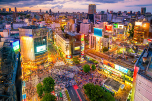 Tokyo Shibuya Crossing aerial view AdobeStock 162131284 web