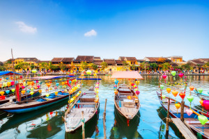 decorated boats hoi an AdobeStock 427730146 c.romanslavik dot com