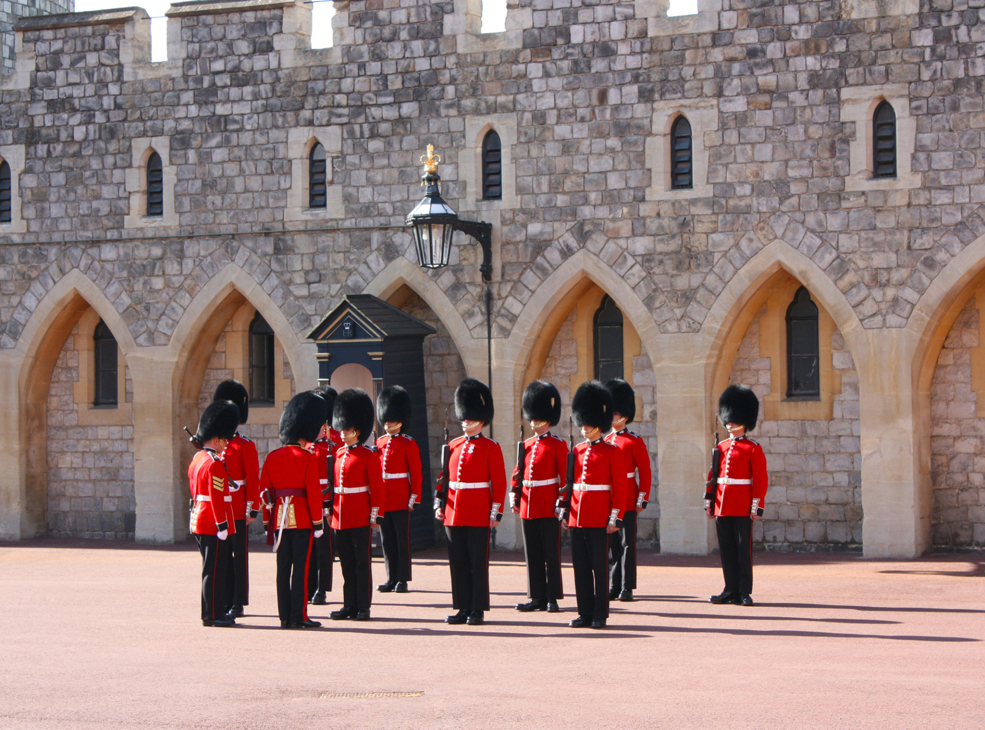 Windsor Castle with Royal Guard