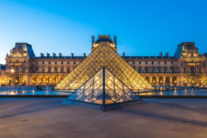 Paris Louvre Museum at night France AdobeStock 405524975 web
