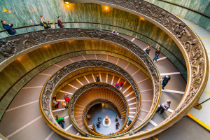 Rome Bramante Staircase inside the Vatican Museum iStock 534123474 Credit holgs on iStock