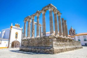 Evora Ancient columns from ROman Temple of Evora Evora AdobeStock 684312662 Credit A. Karnholz on AdobeStock