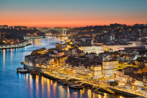 Porto skyline evening Portugal AdobeStock 225665913 web