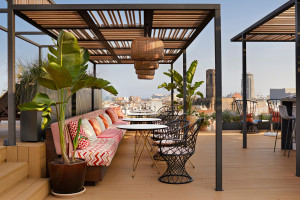 Barcelona Kimpton Vividora Hotel rooftop area Spain web