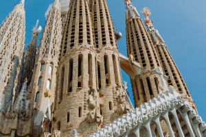 Barcelona Sagrada Familia spires Spain credit pourya gohari web