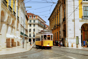 Lisbon tram Portugal credit Aayush Gupta unsplash