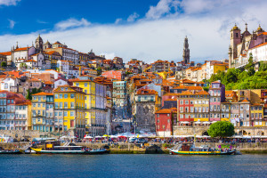 Porto view of the Old Town Ribeira Douro River Portugal AdobeStock 79650880