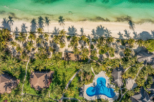 Breezes Beach Club Spa Zanzibar aerial view 2