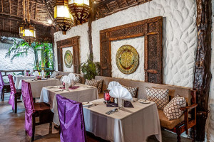 Breezes Beach Club Spa Zanzibar dining in style