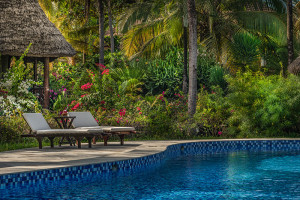 Breezes Beach Club Spa Zanzibar poolside relaxation