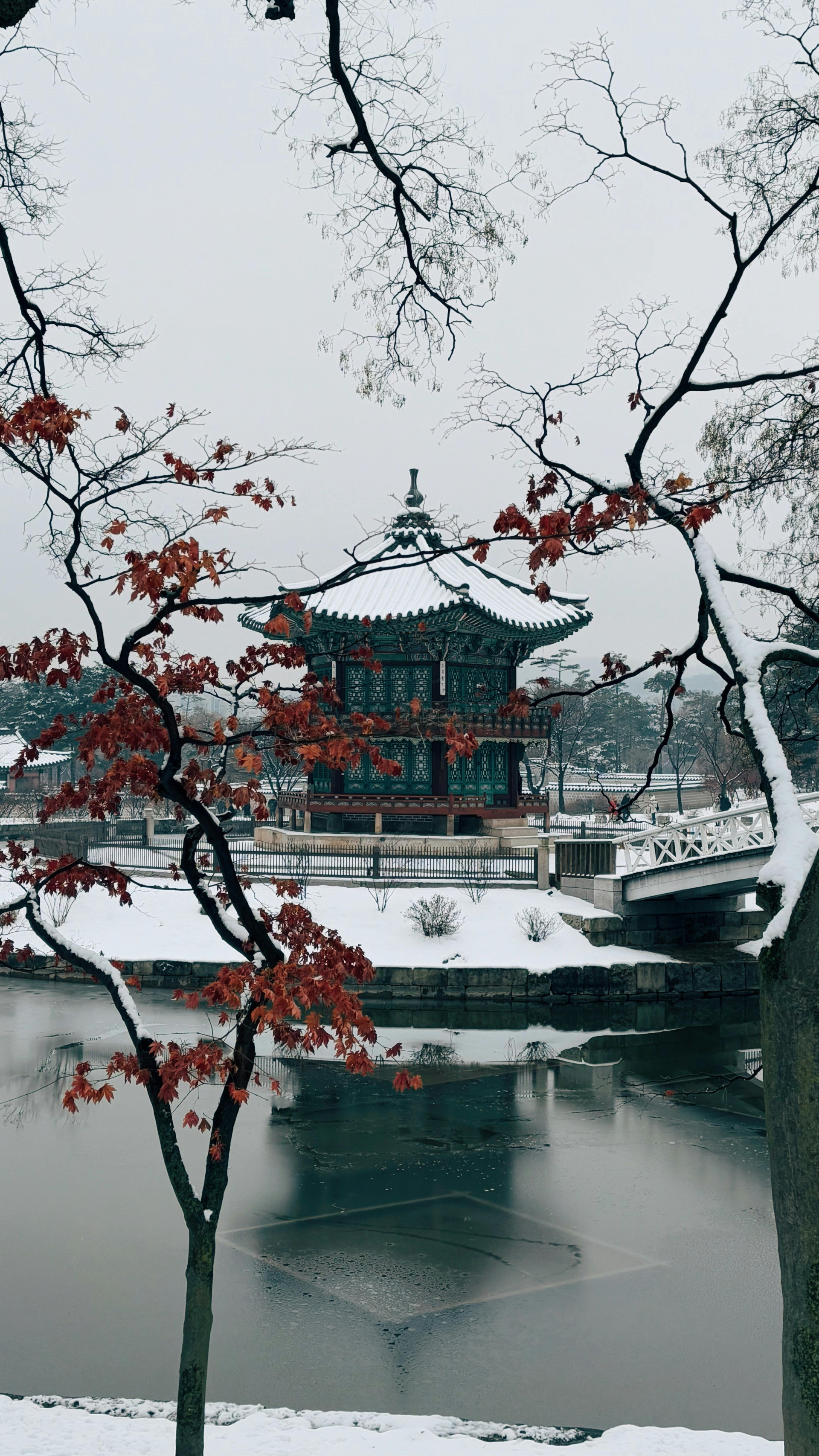 Winter in Korea Gyeongbokgung Palace