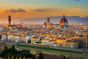 Florence Firenze at sunset Italy AdobeStock 83612987 web