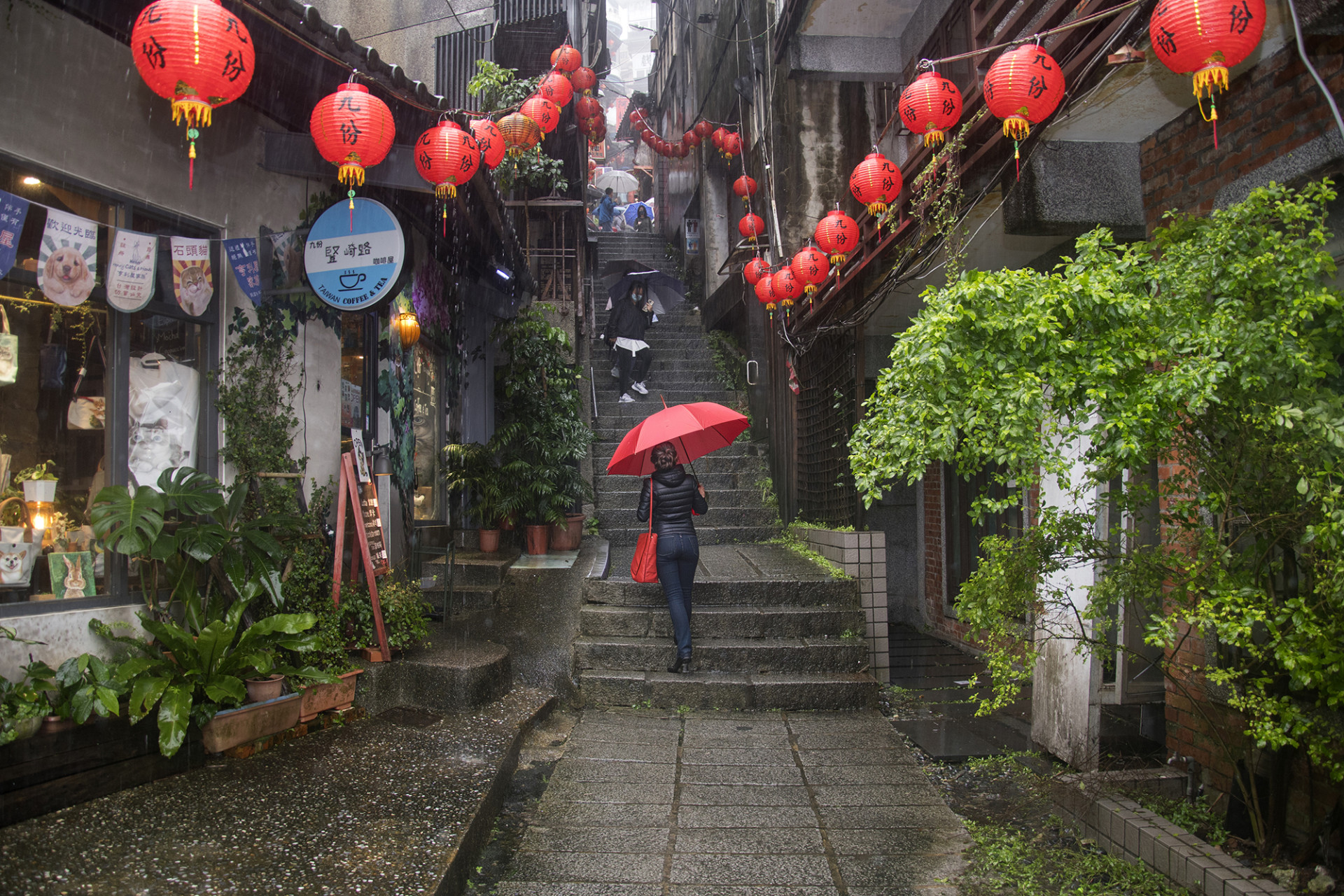 Explore the alleyways of Jiufen