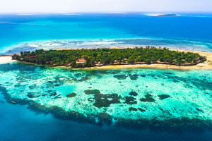 Prison Island aerial view Zanzibar Tanzania AdobeStock 192244444 web