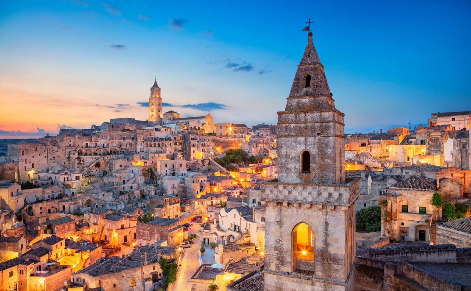 Stone Churches Basilicata Matera Italy